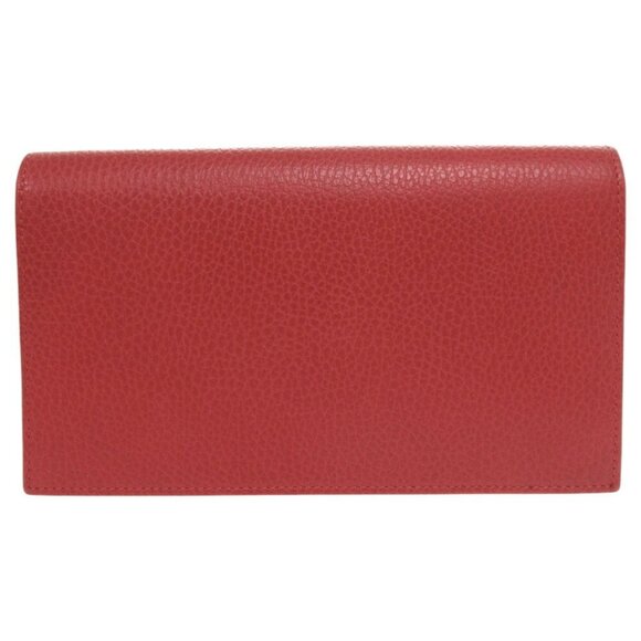 GUCCI Red Leather Wallet - Picture 4 of 11